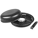 Гриль-газ Benson BN-803 сковорода 33 см мармурове покриття антипригарне SV227, фото 4