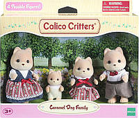 Calico Critters CC1880 Семья Карамельных собачек Sylvanian Families