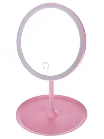 Косметичне дзеркало кругле Ray good Рожеве SV227