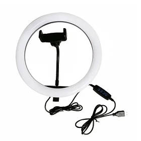 Кільцева LED-лампа LC-300 з 1 кріпленням для телефона та USB (30 см) iC227