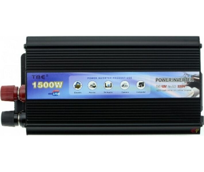 Автомобільний перетворювач напруги Power Inverter TBE 12/220 1500W SV227
