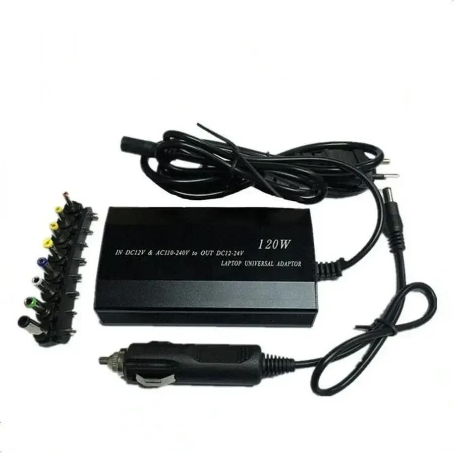 Універсальний зарядний пристрій MY-150 адаптер для ноутбуків 220 В 8 насадок