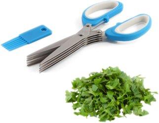 Ножиці для нарізки зелені FAMILY KITCHEN 5 лез SV227, фото 1