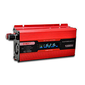 Інвертор перетворювач UKC KC-1000D 12v-220v 1000W з LCD дисплеєм iC227