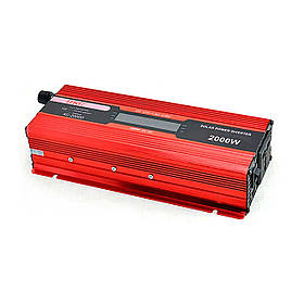 Інвертор перетворювач KC-1200D 12v-220v 1200W з LCD дисплеєм iC227