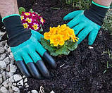 Рукавички садові Garden Genie Gloves з пластиковими нігтями SV227, фото 5