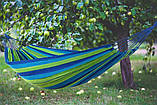 Гавайський гамак синій 190 х 80 див. + рюкзак SV227, фото 5