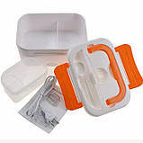 Ланч-бокс the electric lunch box з підігрівом 220В помаранчевий SV227, фото 4