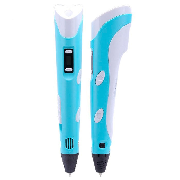 3D ручка PEN-2 MyRiwell New LED дисплеєм блакитна SV227