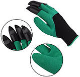 Садові рукавички Garden Genie Gloves 1 пара з кігтями SV227, фото 3