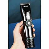 Машинка для стрижки волосся та бороди VGR V 256 Salon Series акумуляторна SV227, фото 7