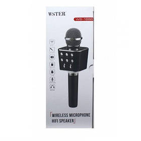 Безпровідний мікрофон караоке Wster WS-1688 Black iC227