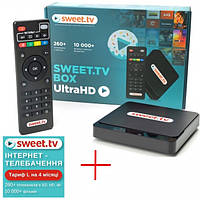 ТВ-приставка inext SWEET.TV BOX Ultra HD + SweetTV L на 4 месяца (Код товара:32720)