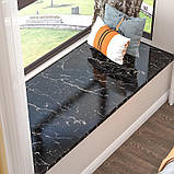 Самоклеюча плівка під мармур для кухні 3х60 чорний SV227, фото 6