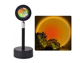 Проєкційна лампа Sunset Lamp Помаранчева iC227