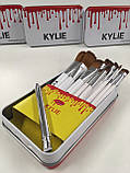 Набір кистей для макіяжу Kylie в контейнері пензлика 12 шт Кайлі Білі SV227, фото 2