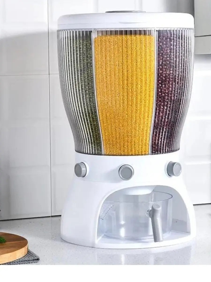 Обертаючись на 360 градусів органайзер для круп LY-37 SV227, фото 1