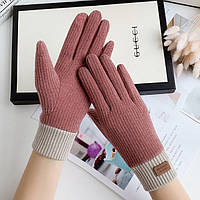 Женские зимние перчатки сенсорные теплые