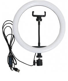 Кільцева світлодіодна лампа 26 см без штатива Ring Fill Light LC666 iC227