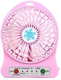 Міні-вентилятор Portable Fan Mini рожевий SV227
