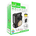 Портативна система освітлення CCLAMP CL-830 Ліхтар + LED лампа + сонячна панель FM Bluetooth SV227, фото 2