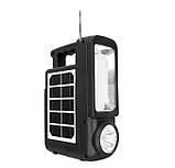 Портативна система освітлення CCLAMP CL-830 Ліхтар + LED лампа + сонячна панель FM Bluetooth SV227, фото 3