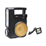 Портативна система освітлення CCLAMP CL-830 Ліхтар + LED лампа + сонячна панель FM Bluetooth SV227, фото 5