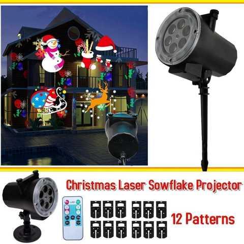 Лазерный проектор Garden Projector Card change 12 картриджей с пультом № SV227