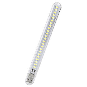 Міні світлодіодний портативний ліхтарик USB лампа 24LED SV227