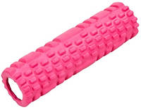 Йога-роллер фитнес-валик Grid Combi Yoga Roller 8х30 см розовый SV227