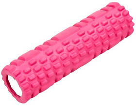 Йога-ролер фітнес-валик Grid Combi Yoga Roller 8х30 см рожевий iC227