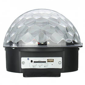 Світлодіодний диско куля LED Crystall Magic Ball Light з пультом iC227