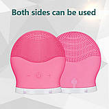 Силіконова щітка-масажер для чищення обличчя Forever SV227, фото 4