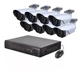 Камера відеоспостереження DVR 6145AHD-P8 (8 канальний та 8 камери/метал) iC227