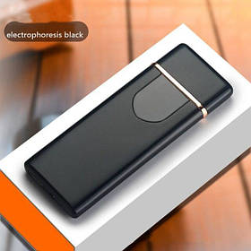 Запальничка спіральна USB ZGP ABS Чорна iC227
