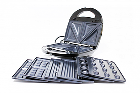 Мультимейкер Crownberg Cb-1076 4В1 Гриль Сендвічниця Вафельниця Грешниця SV227