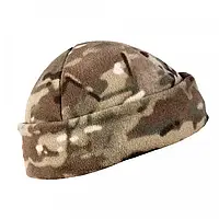 Шапка тактическая флисовая Helikon-Tex® WATCH Cap - Fleece,теплая зимняя шапка мультикам для военных ВСУ