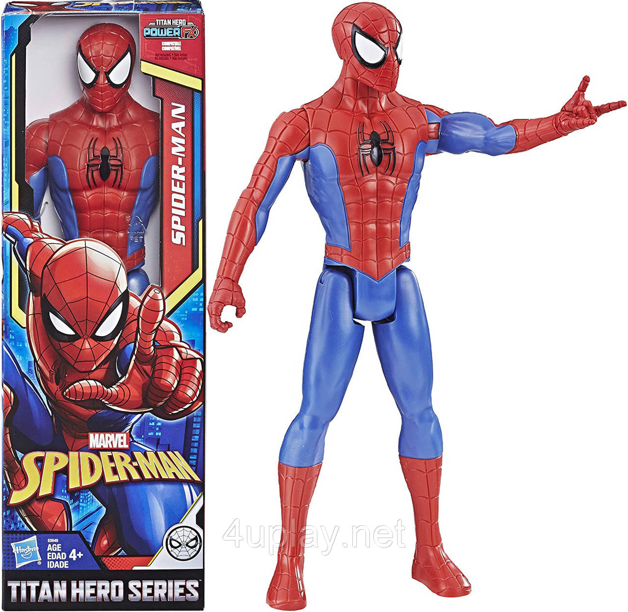 Ігрова фігурка Людина-Павук 30 см. Спайдермен. Spider-Man Marvel 12" Action Figure