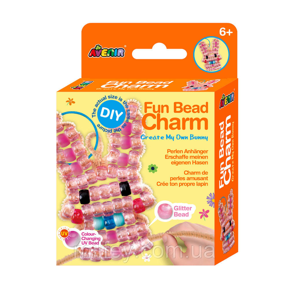 Набір для творчості, плетіння з бісеру "Кроленя", Avenir, фото 1