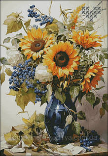 Електронна схема для вишивання хрестиком “Осінній букет”