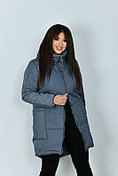 Жіноче зимове пальто-куртка норма та батал, різні кольори, р.48-56