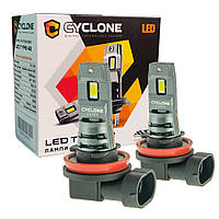 Лампа светодиодная для фар CYCLONE LED H9 6000K 6200LM TYPE 42 2 шт комплект