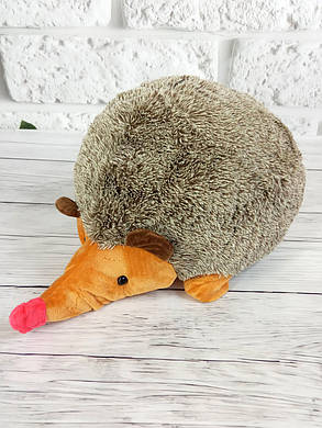 М'яка іграшка з пледом усередині, Їжачок, рудий, фото 2