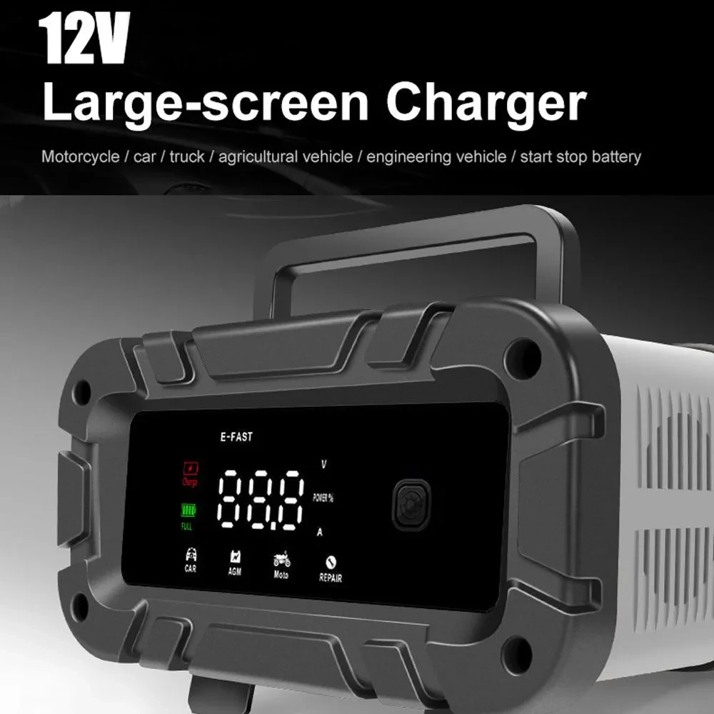 Зарядний пристрій для автомобільних акумуляторів 12V6a Smart Car Battery TK400 (16)