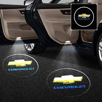 Лазерная дверная подсветка/проекция в дверь автомобиля Chevrolet