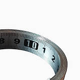 Шкала 0-2000 мм сталева, самоклейка для паралельного упору форматно-розкрійного верстата, фото 2