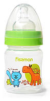 Бутылочка детская для кормления Fissman Babies "Мои друзяшки" 120мл с широким горлышком