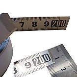 Шкала 0-2000 мм сталева, самоклейка для паралельного упору форматно-розкрійного верстата, фото 4