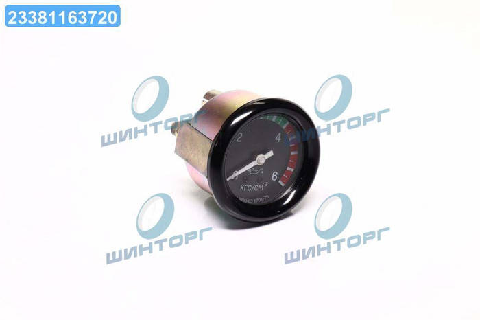 Указатель давления масла ТРАКТОР ЛТЗ (манометр механический, 6 атм ...