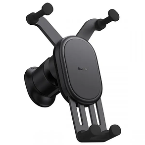 Автомобільний утримувач холдер Baseus Stable Gravitational Car Mount AIR Air Outlet Version SUWX020001 Black, фото 1